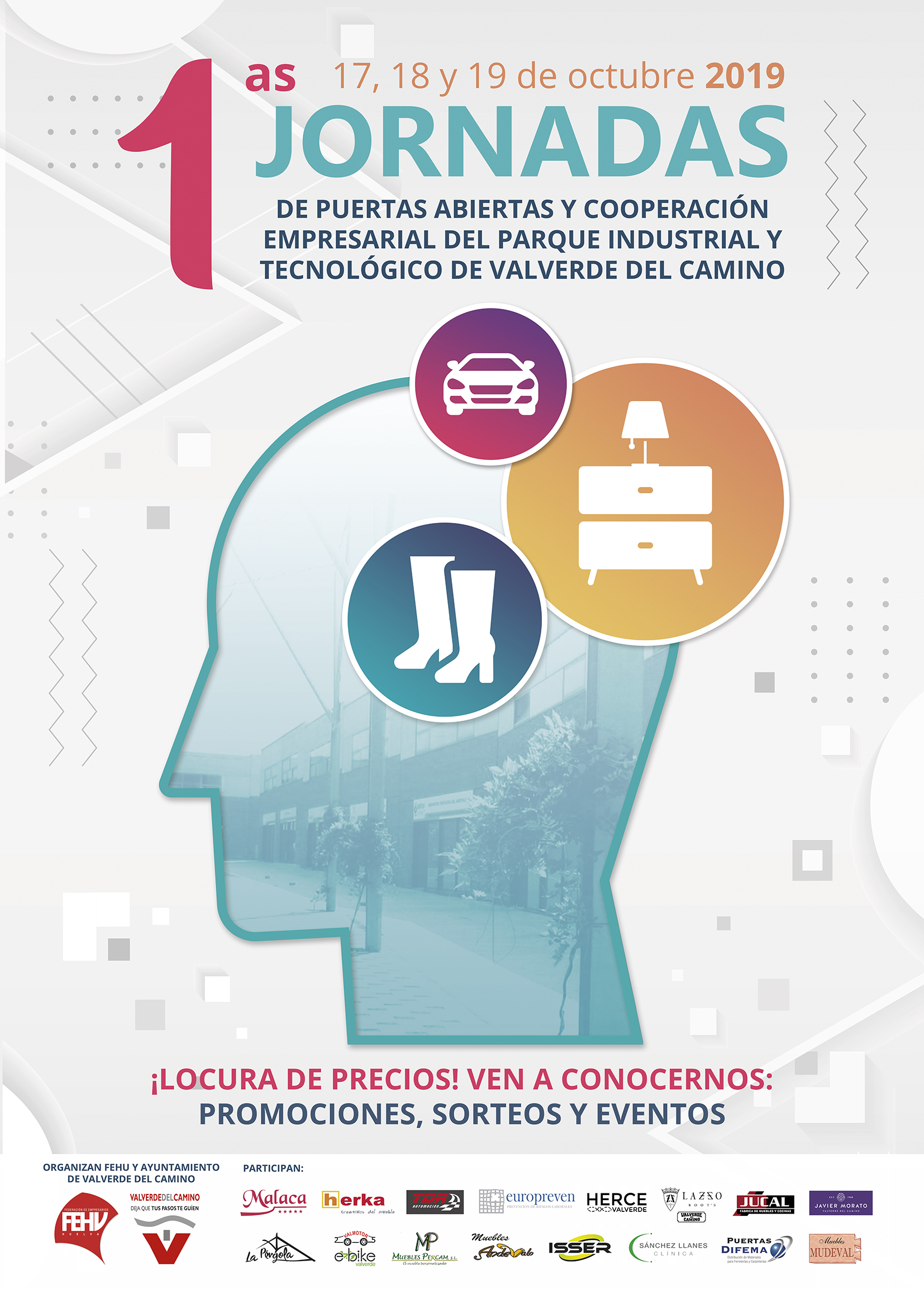 Empresas del mueble a medida ofrecen promociones, sorteos y visitas en las I Jornadas de Puertas abiertas del Parque Industrial y Tecnológico de Valverde