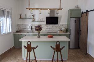 cocina verde oliva Nuevo Huvi1