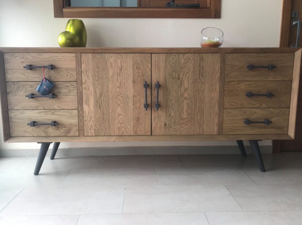 aparador madera maciza natural Muebles Herka